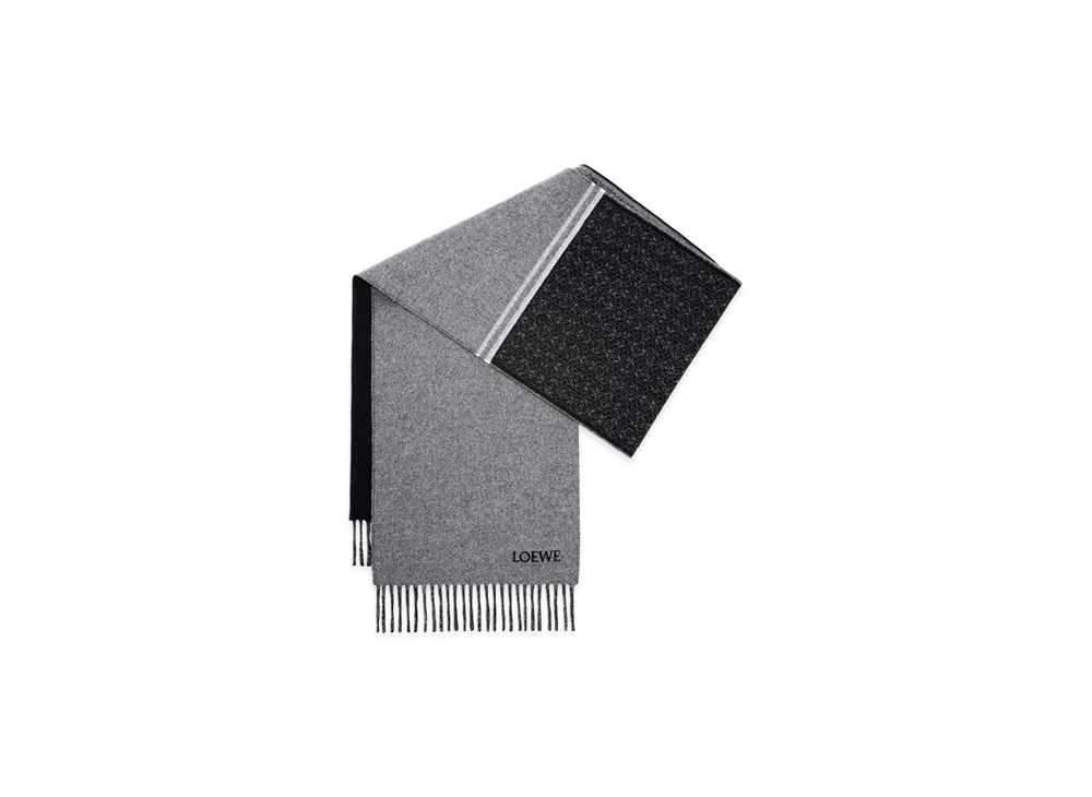 LOEWE Scarf "Black/Grey"
