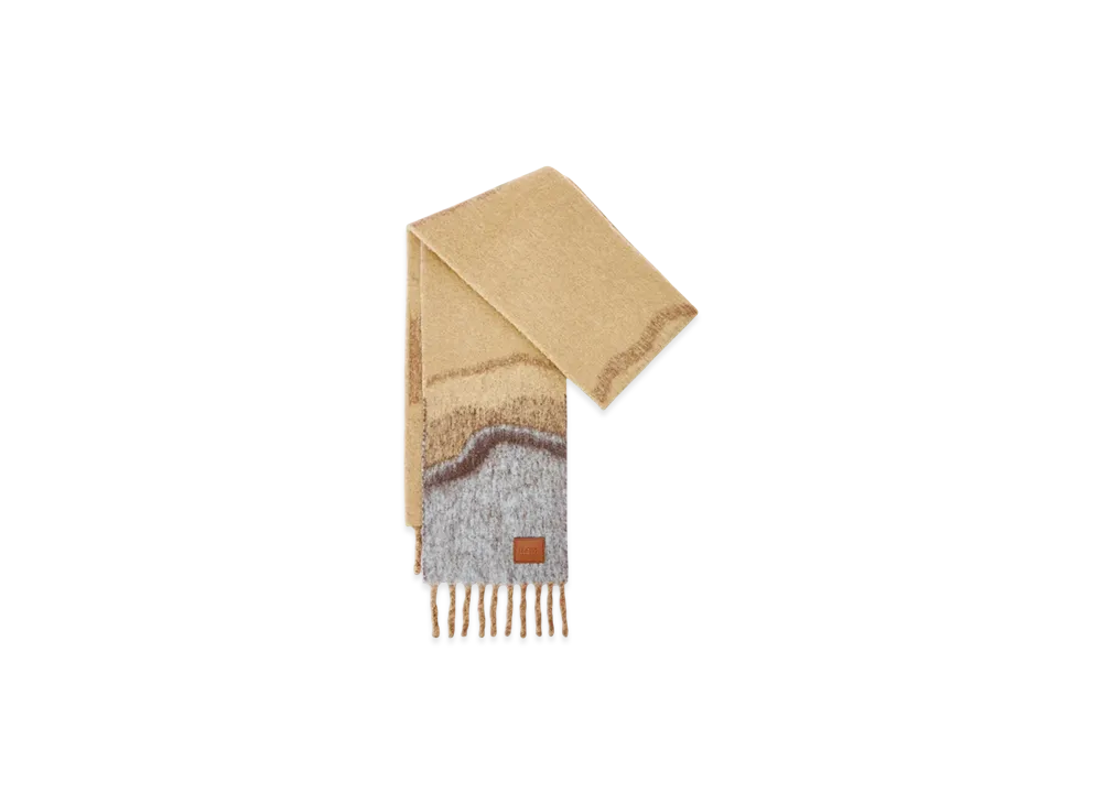 LOEWE Scarf "Camel/Multicolor"