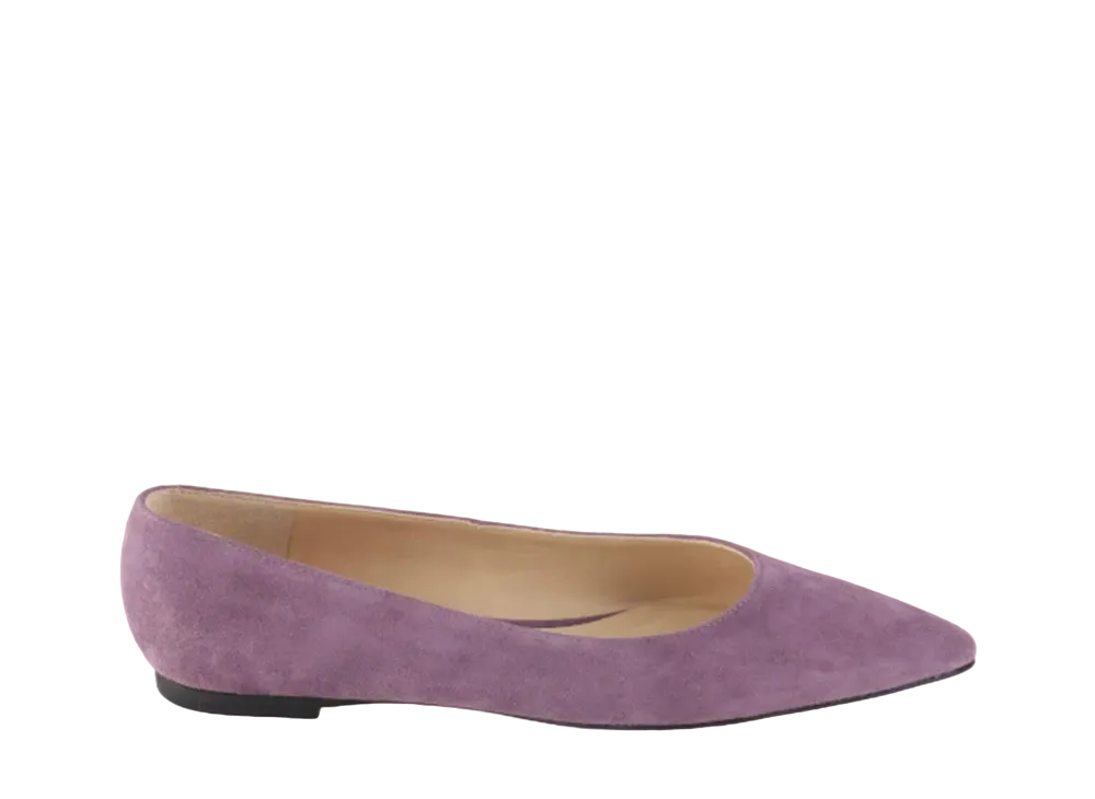 REGAL Women's Plain Pumps Goat Leather Suede "Purple" F73NBJ_S
