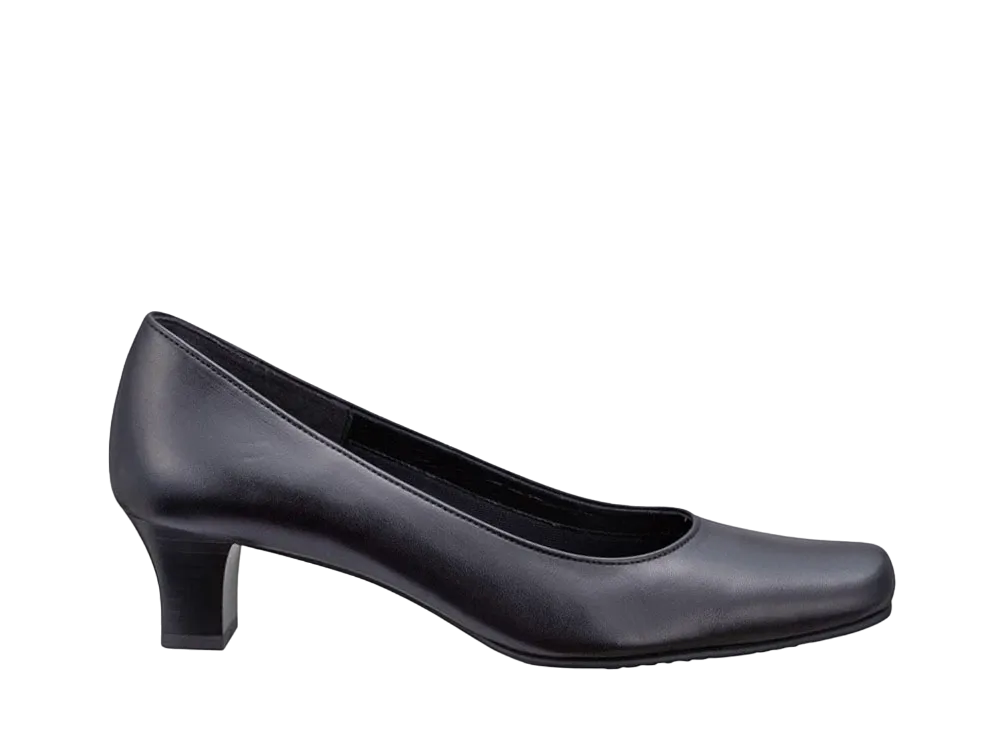 REGAL Women's Plain Pumps Calf Leather "Black" F75LAC