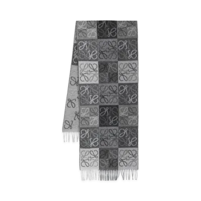 LOEWE Women's Scarfs "Gray"