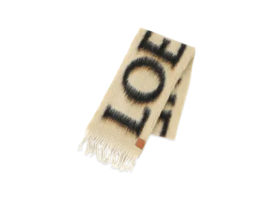 LOEWE Scarf "Camel/Black"