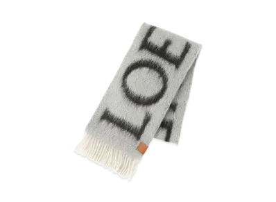 LOEWE Scarf "Light Grey/Dark Grey"