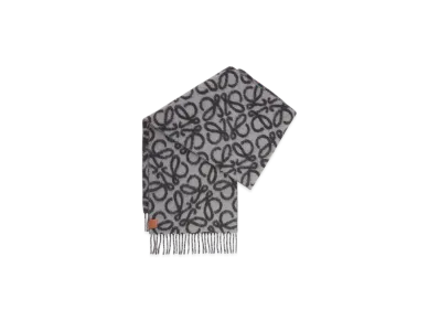 LOEWE Anagram Scarf "Black/Grey"