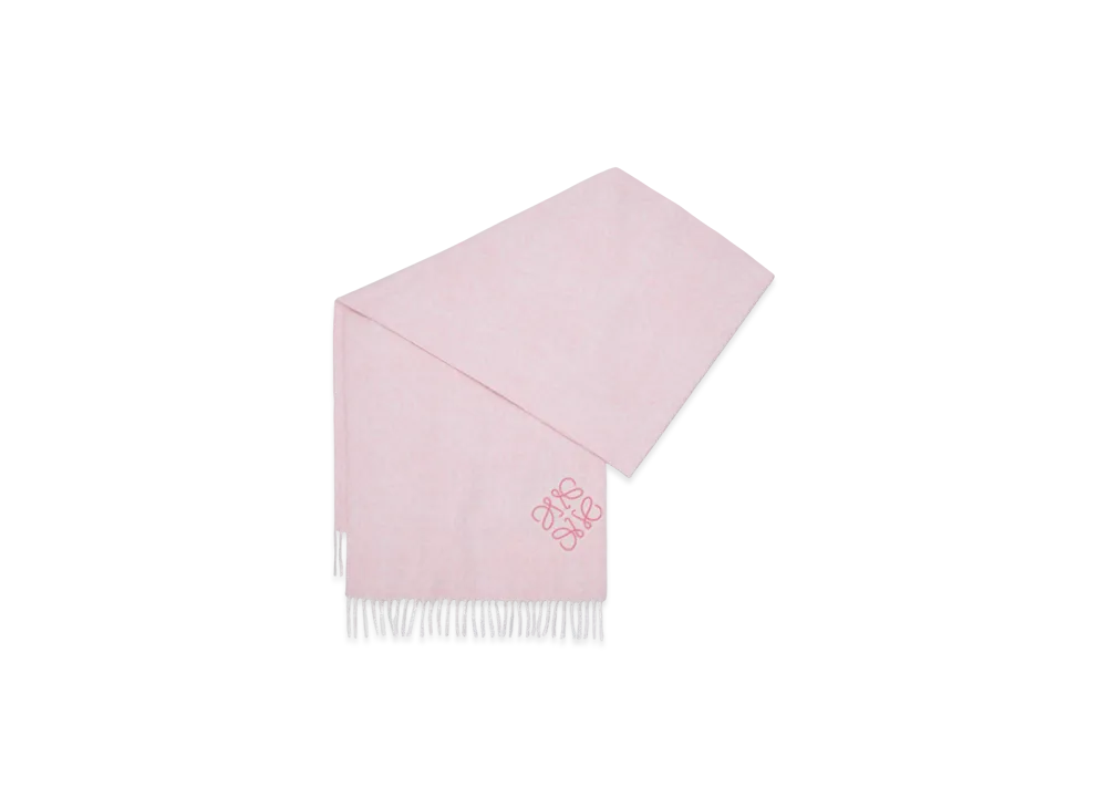LOEWE Anagram Scarf "Soft Pink"