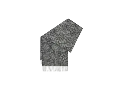 LOEWE Anagram Scarf "Dark Grey"