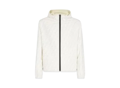 FENDI Men's Blouson Nylon Jacket "White"