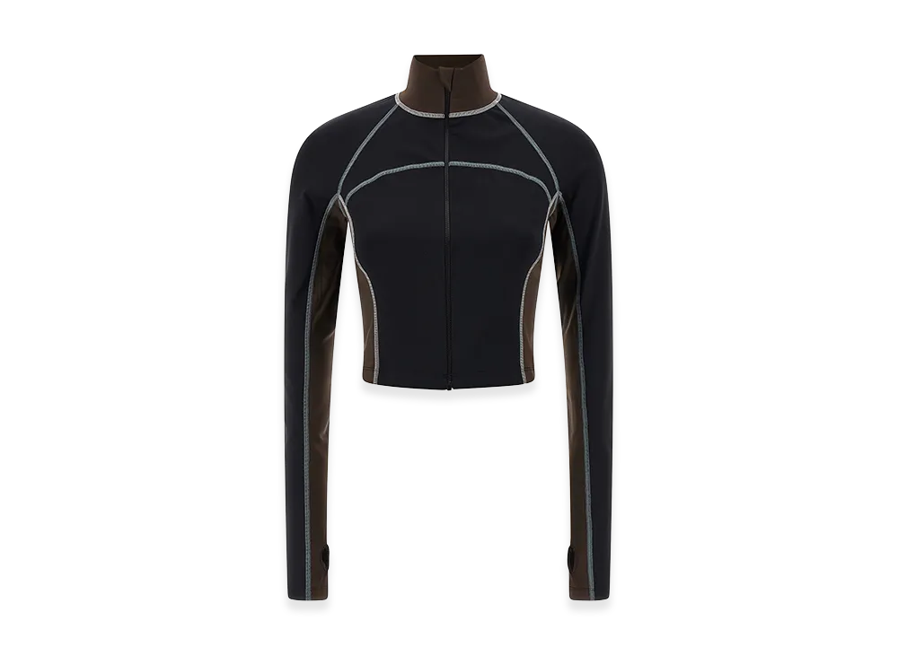 FENDI Women's Color Block Top "Black"