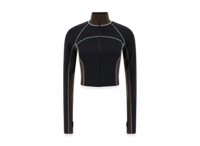 FENDI Women's Color Block Top "Black"