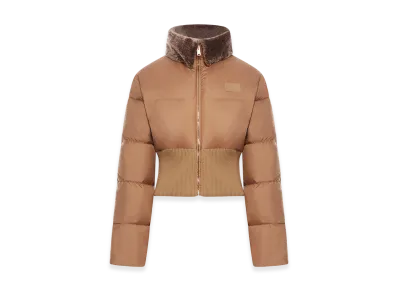 FENDI Women's Short Heritage Down Jacket "Brown"