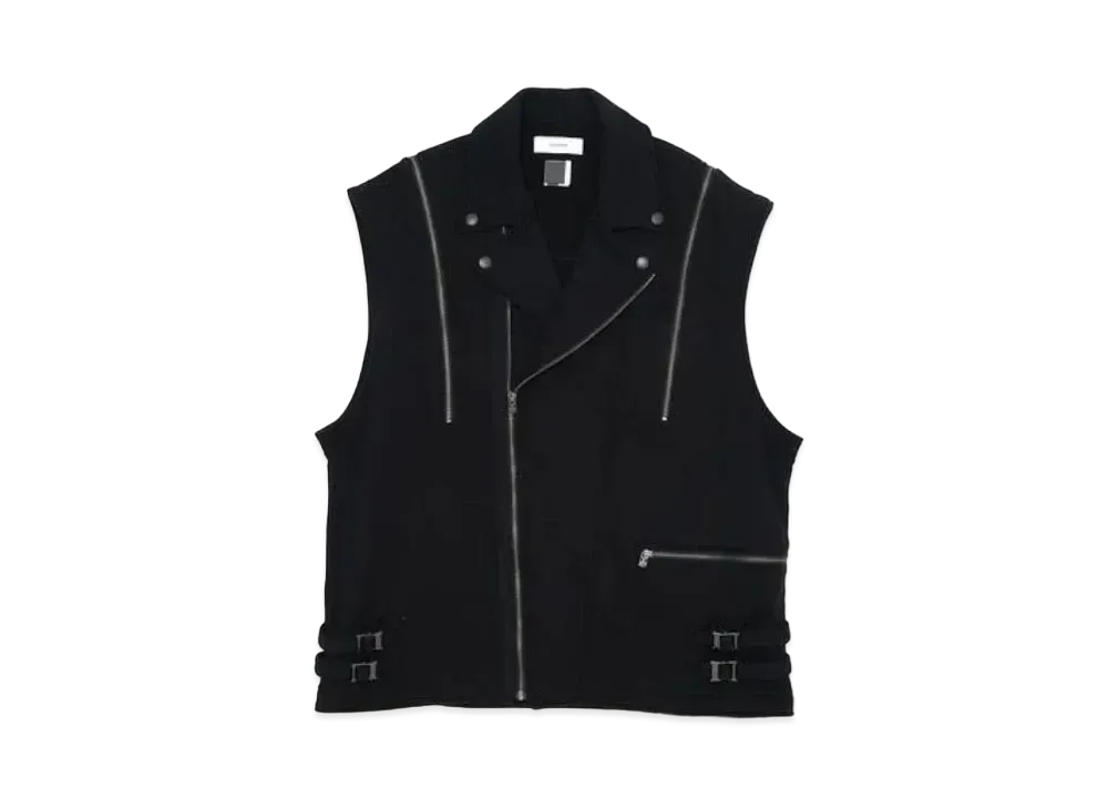 FACETASM Sweat Vest "Black"