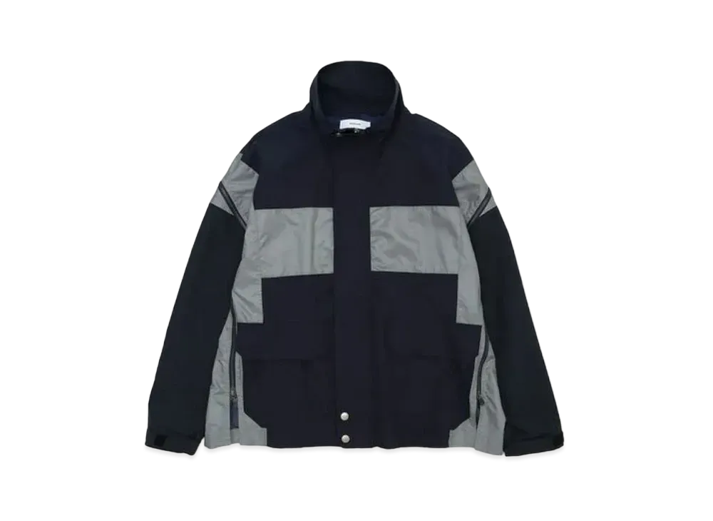 FACETASM Nylon Zip Jacket "Navy"