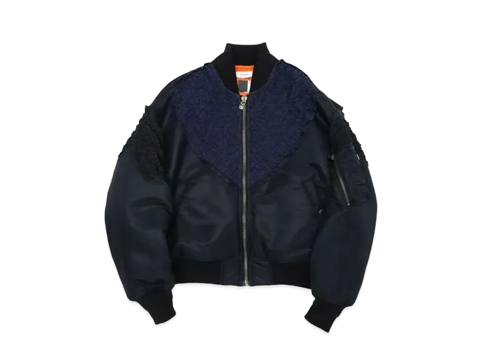 FACETASM Frill MA-1 "Black"