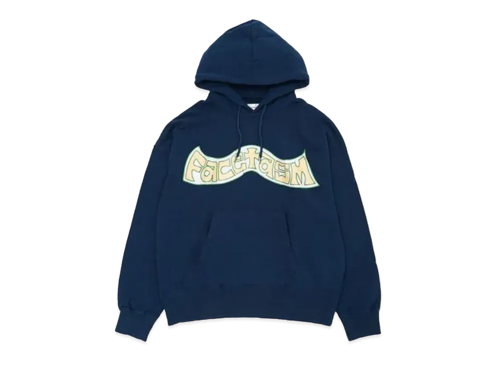 FACETASM 90s Graphic Hoodie "Navy"