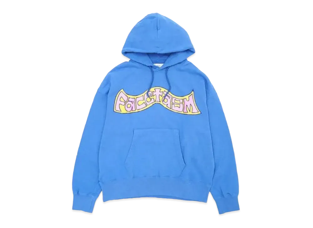 FACETASM 90s Graphic Hoodie "Light Blue"