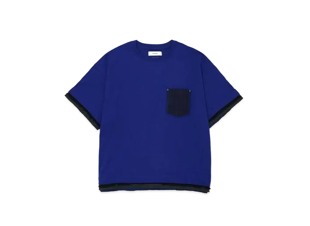 FACETASM Frill Tee "Blue"