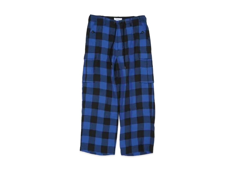 FACETASM Buffalo Check Pants "Blue Check"