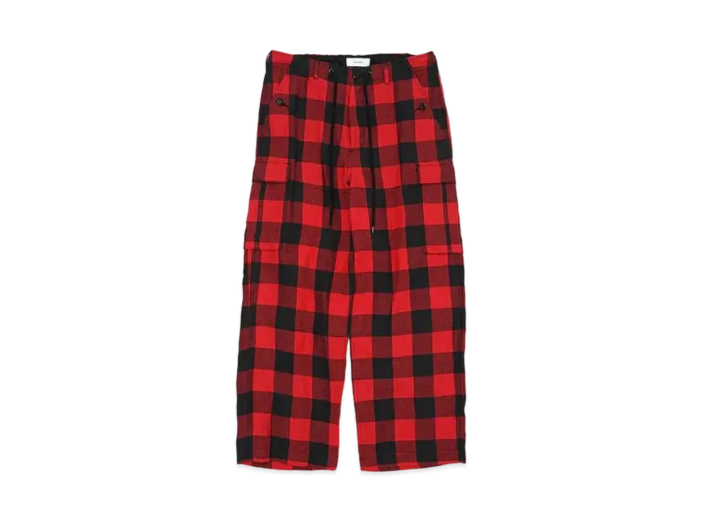 FACETASM Buffalo Check Pants "Red Check"