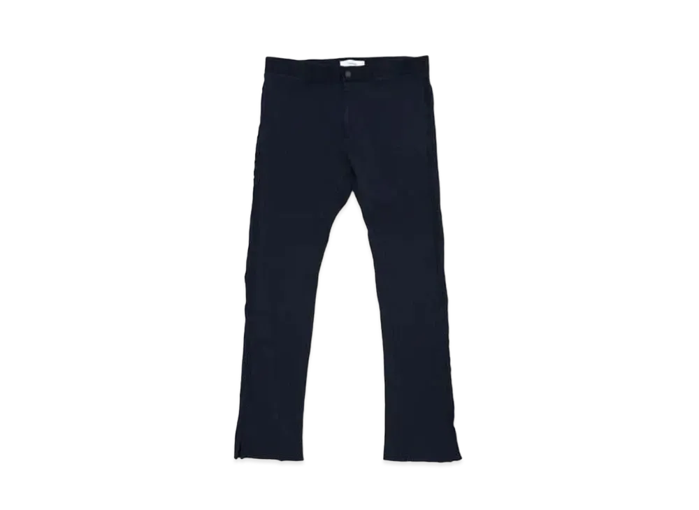 FACETASM Waffle Flare Pants "Navy"
