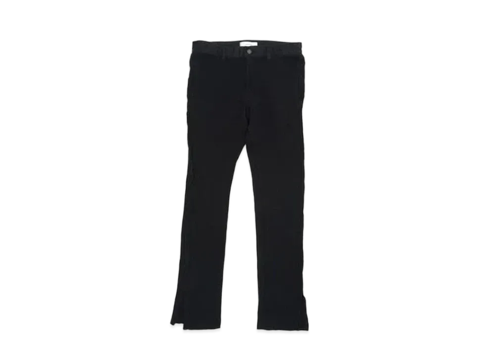 FACETASM Waffle Flare Pants "Black"