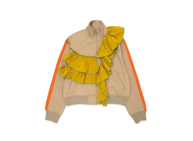 FACETASM Ruffled Jersey Jacket "Beige"