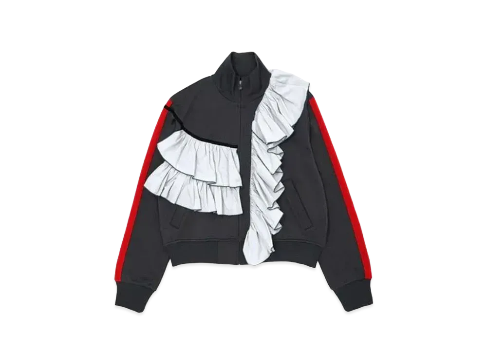 FACETASM Ruffled Jersey Jacket "Charcoal"