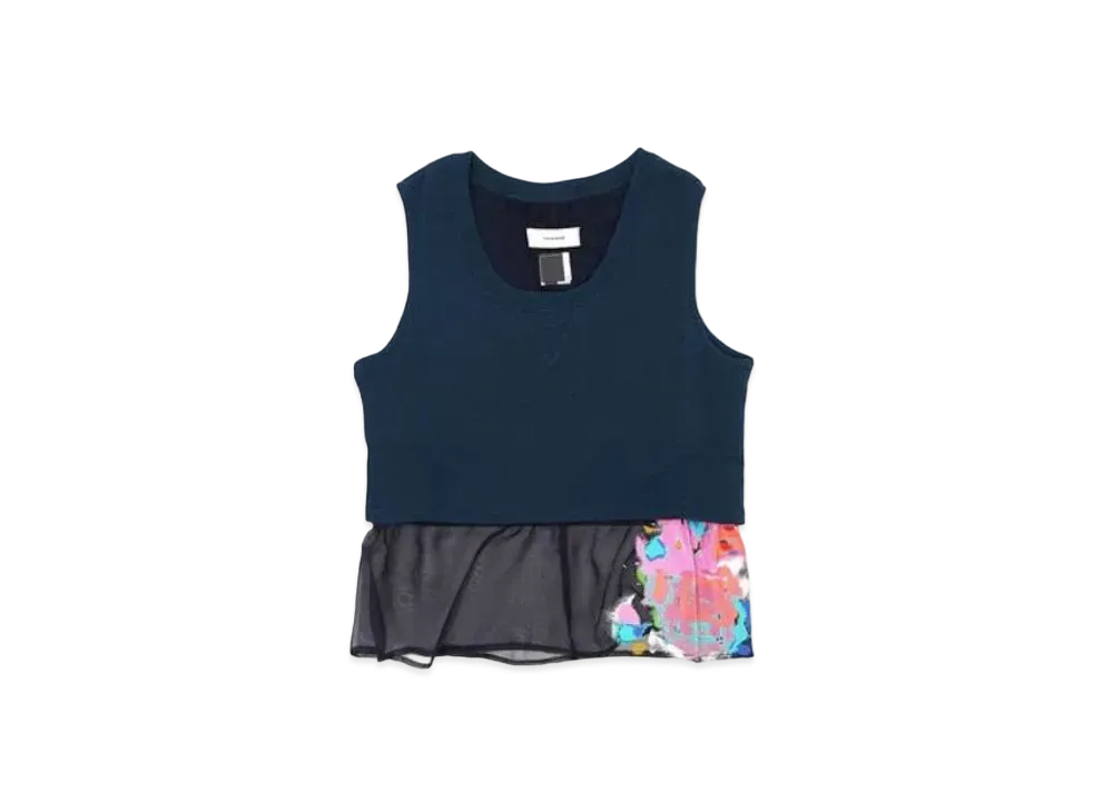 FACETASM Spraypaint Sweat Top "Petrol"