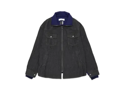 FACETASM Denim Sweat Jacket "Black"