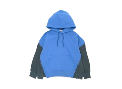 FACETASM Waffle Knit Zip Hoodie "Light Blue"