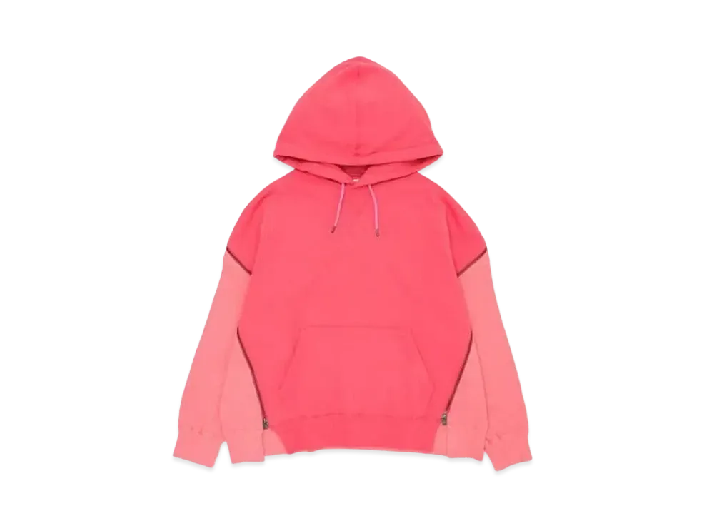 FACETASM Waffle Knit Zip Hoodie "Pink"