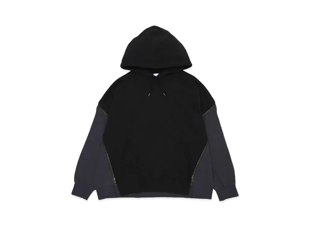 FACETASM Waffle Knit Zip Hoodie "Black"