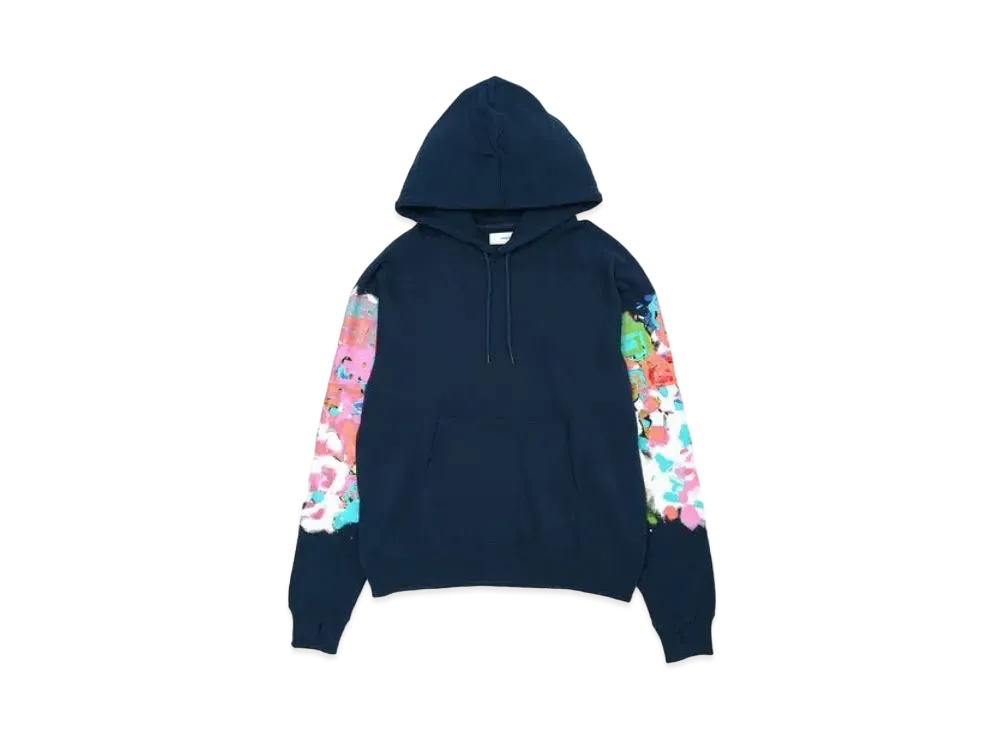 FACETASM Spraypaint Hoodie "Petrol"