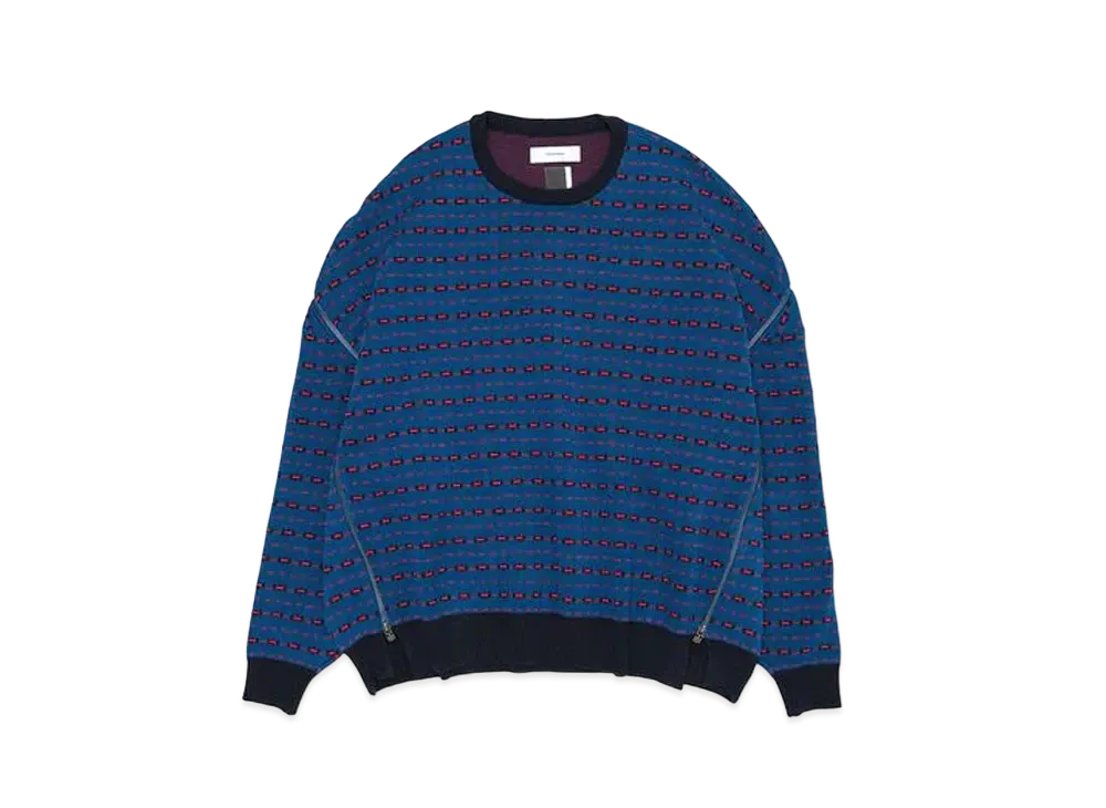 FACETASM Knit Zip Sweat "Blue"