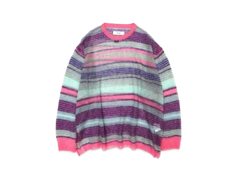 FACETASM Mohair Knit Long Sleeve "Pink"