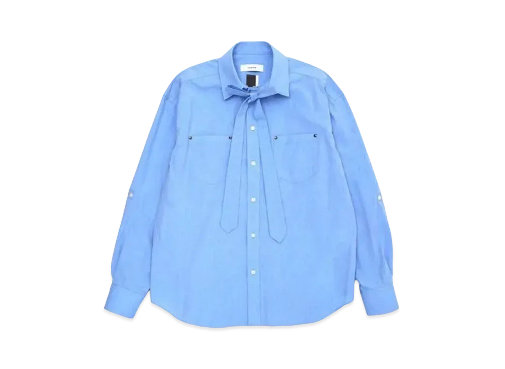 FACETASM Ribbon Shirt "Light Blue"