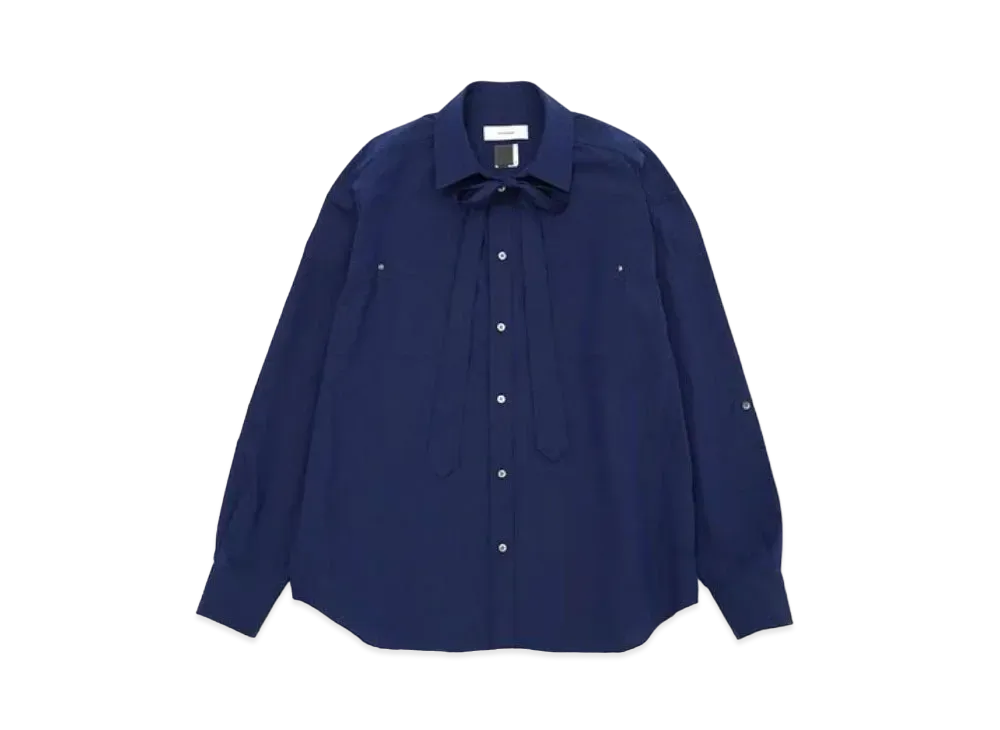 FACETASM Ribbon Shirt "Navy"