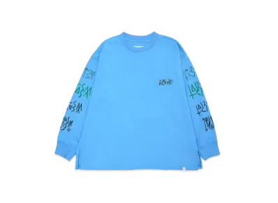 FACETASM Graphic Long Sleeve Tee "Light Blue"