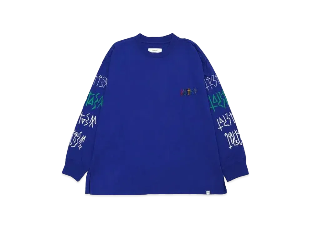 FACETASM Graphic Long Sleeve Tee "Blue"