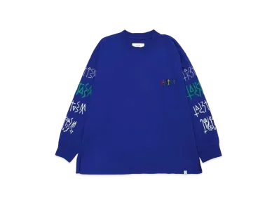 FACETASM Graphic Long Sleeve Tee "Blue"