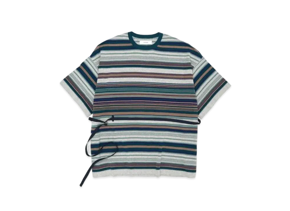 FACETASM Belted Knit Tee "Grey"