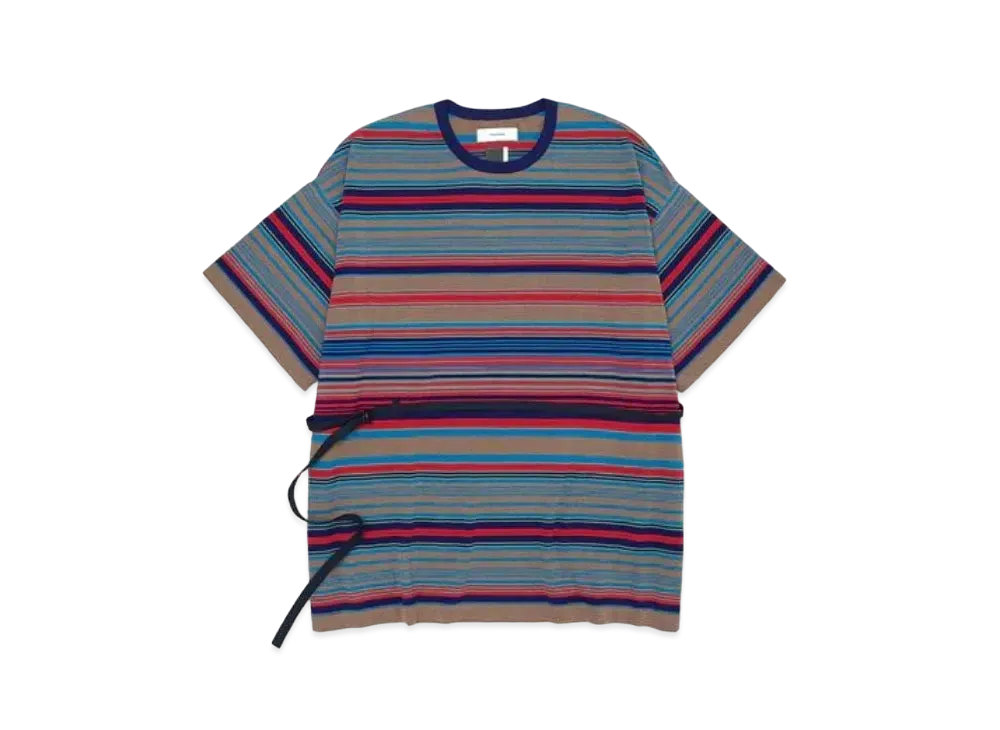 FACETASM Belted Knit Tee "Beige"