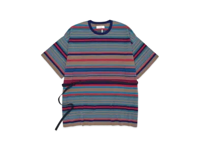 FACETASM Belted Knit Tee "Beige"