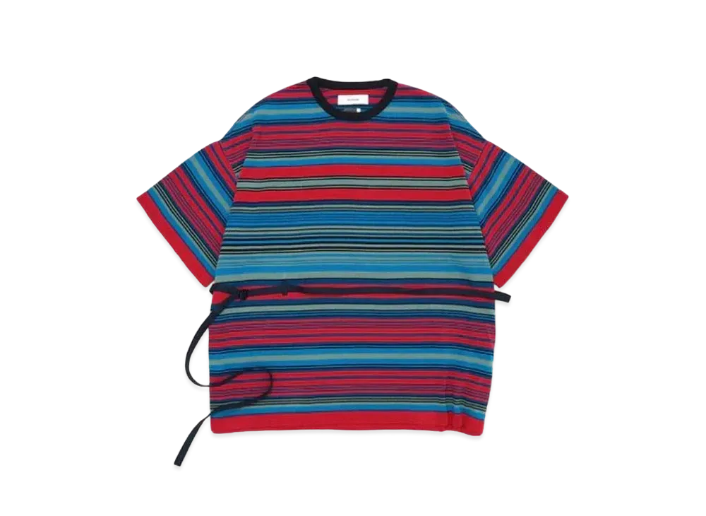 FACETASM Belted Knit Tee "Red"