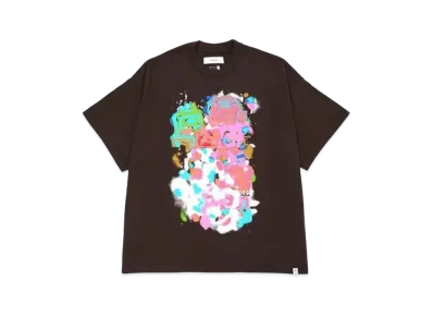 FACETASM Spraypaint Big Tee "Brown"