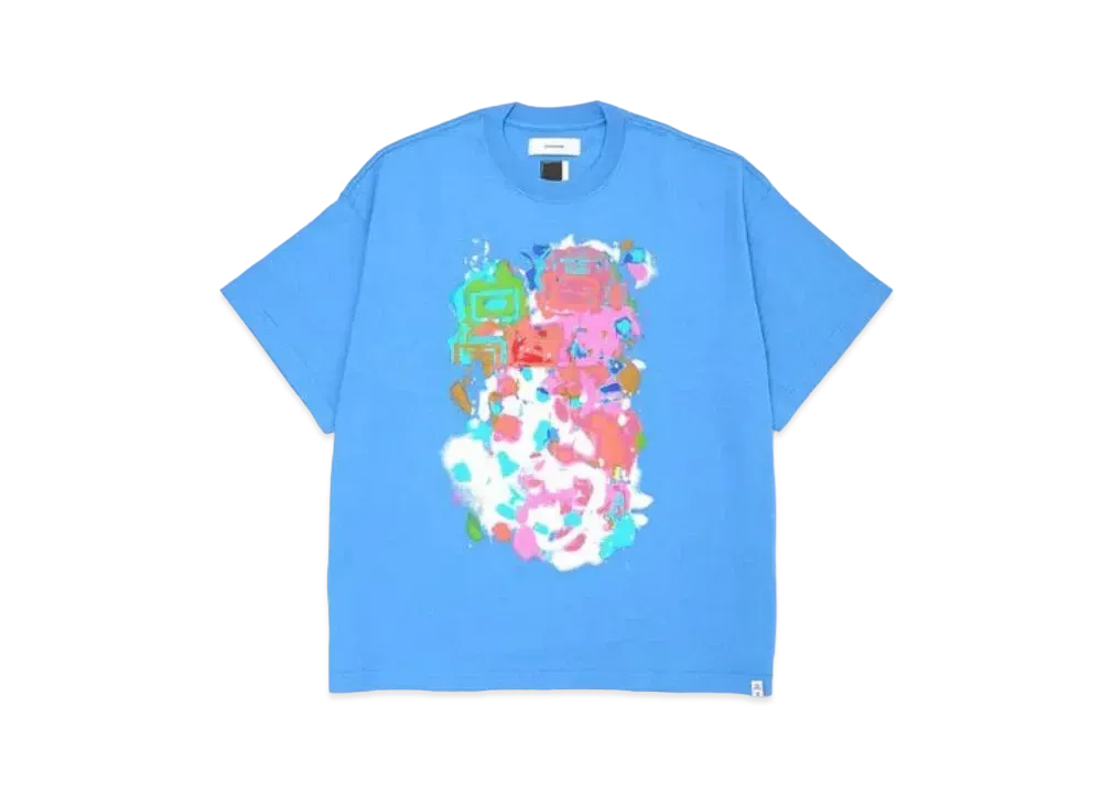FACETASM Spraypaint Big Tee "Light Blue"