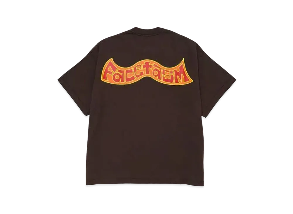 FACETASM 90s Graphic Big Tee "Brown"