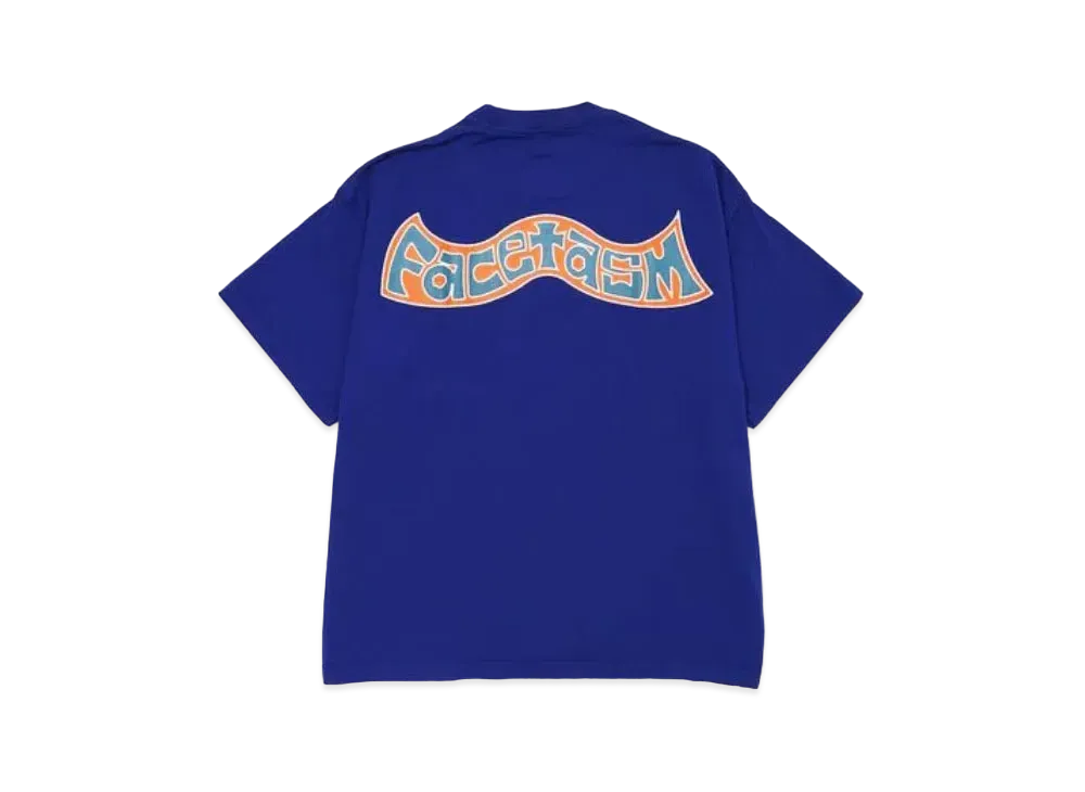 FACETASM 90s Graphic Big Tee "Blue"
