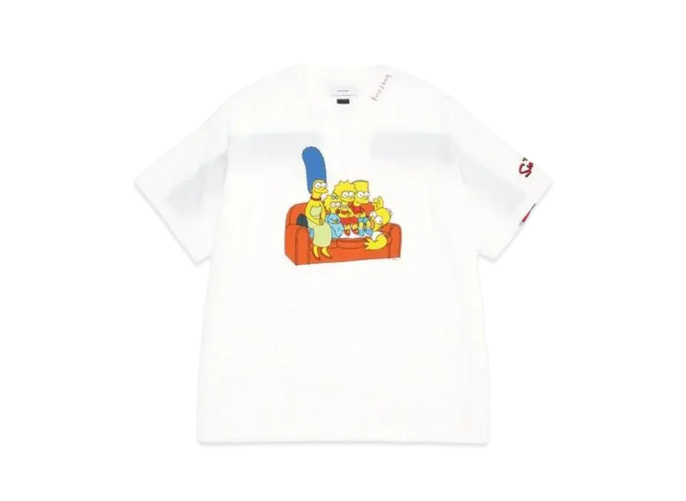 FACETASM The Simpsons Rib Big Tee "White"