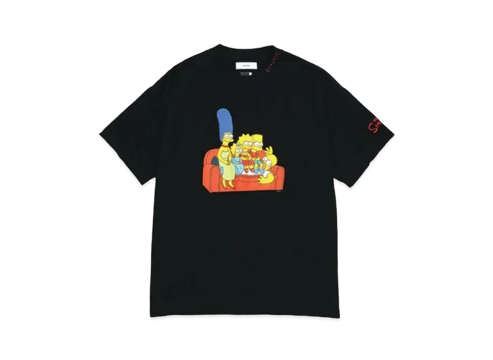 FACETASM The Simpsons Rib Big Tee "Black"