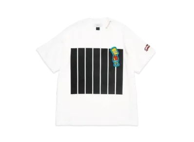 FACETASM The Simpsons 7Bar Big Tee "White"